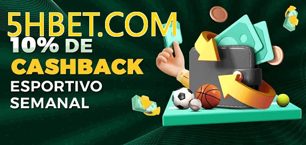 10% de bônus de cashback na 5HBET.COM